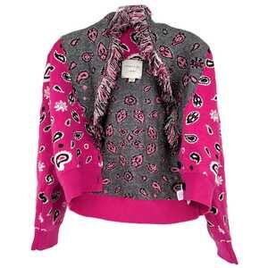 Habitual Pink Printed Long Sleeve Cardigan | Size 12